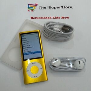 Apple iPod Nano 5th Gen 8GB Yellow Refurbished  New Battery  1 YR Warranty